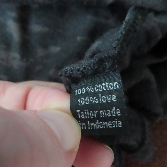 RARE JAN HILMER CAMO BUTTON UP COTTON SHIRT SZ L (FLAWED) - Picture 9 of 9